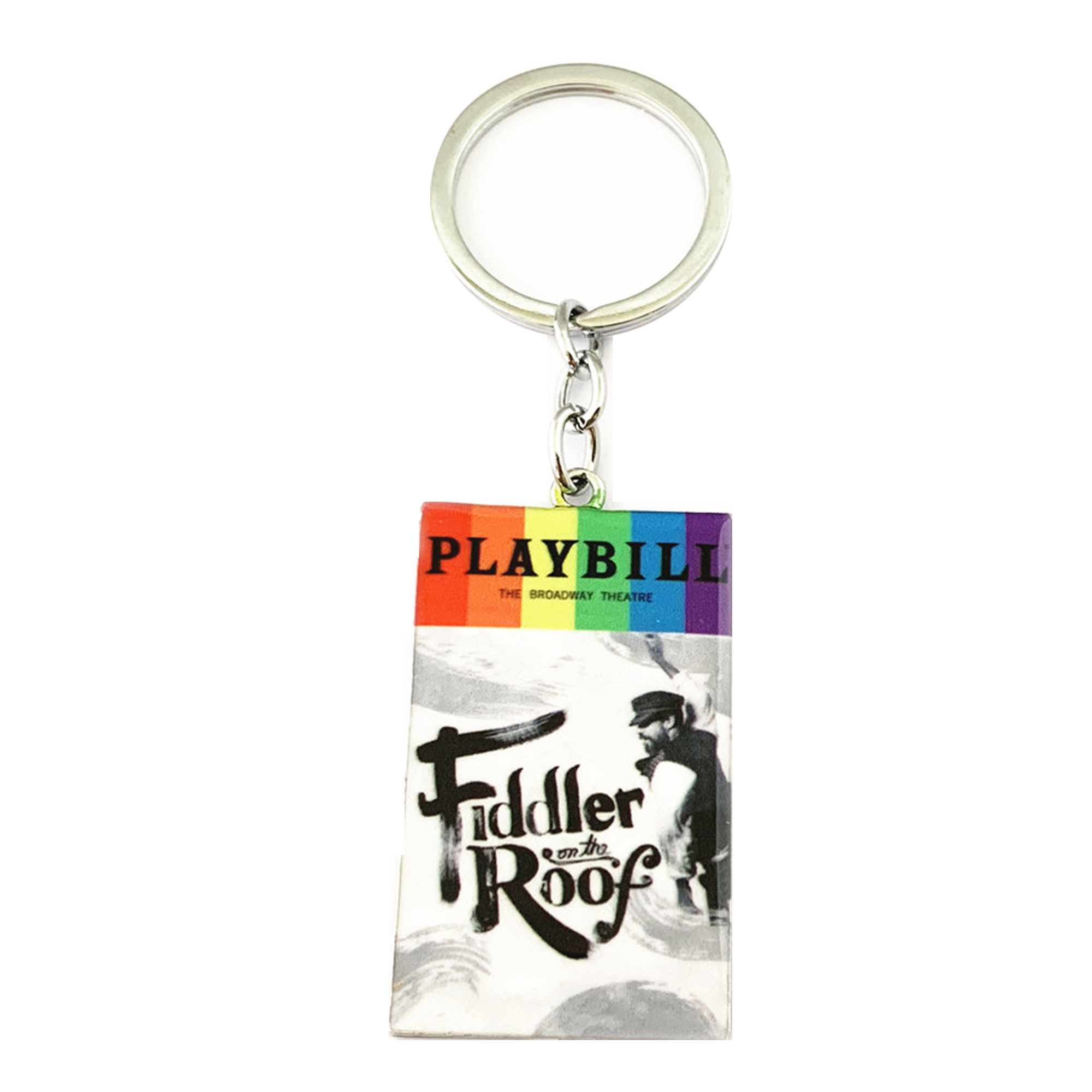Broadway Musical Fiddler on the Roof Playbill Charm Pendant Key Ring eBay